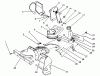 Toro 38175 - CCR Powerlite Snowthrower, 1993 (3900001-3999999) Listas de piezas de repuesto y dibujos CHUTE ASSEMBLY
