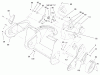 Toro 38176 - CCR Powerlite Snowthrower, 1997 (7900001-7999999) Ersatzteile ENGINE & WHEEL ASSEMBLY