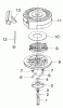 Toro 38176 - CCR Powerlite Snowthrower, 1997 (7900001-7999999) Ersatzteile RECOIL STARTER NO. 590652