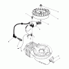 Toro 38180 - CCR 2000 Snowthrower, 1986 (6000001-6999999) Ersatzteile FLYWHEEL & MAGNETO ASSEMBLY