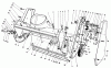 Toro 38180C - CCR 2000 Snowthrower, 1988 (8000001-8999999) Ersatzteile HOUSING ASSEMBLY
