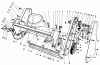 Toro 38180 - CCR 2000 Snowthrower, 1990 (0007974-0008194) Ersatzteile HOUSING ASSEMBLY
