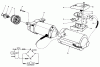 Toro 38185 - CCR 2000 Snowthrower, 1987 (7000001-7999999) Listas de piezas de repuesto y dibujos STARTER MOTOR & SWITCH HOUSING ASSEMBLY