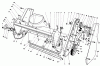 Toro 38185 - CCR 2000 Snowthrower, 1989 (9000001-9999999) Listas de piezas de repuesto y dibujos HOUSING ASSEMBLY