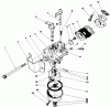 Toro 38186 - CCR 2000 Snowthrower, 1990 (0000001-0999999) Listas de piezas de repuesto y dibujos CARBURETOR ASSEMBLY (ENGINE MODEL NO. 47PK9)