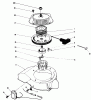 Toro 38186 - CCR 2000 Snowthrower, 1990 (0000001-0999999) Listas de piezas de repuesto y dibujos RECOIL STARTER ASSEMBLY (ENGINE MODEL NO. 47PK9)
