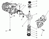 Toro 38186 - CCR 2000 Snowthrower, 1990 (0000001-0999999) Listas de piezas de repuesto y dibujos SHORT BLOCK ASSEMBLY (ENGINE MODEL NO. 47PK9)