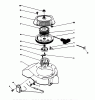 Toro 38186 - CCR 2000 Snowthrower, 1994 (4900001-4999999) Listas de piezas de repuesto y dibujos RECOIL STARTER ASSEMBLY (ENGINE MODEL 47PP3-5)