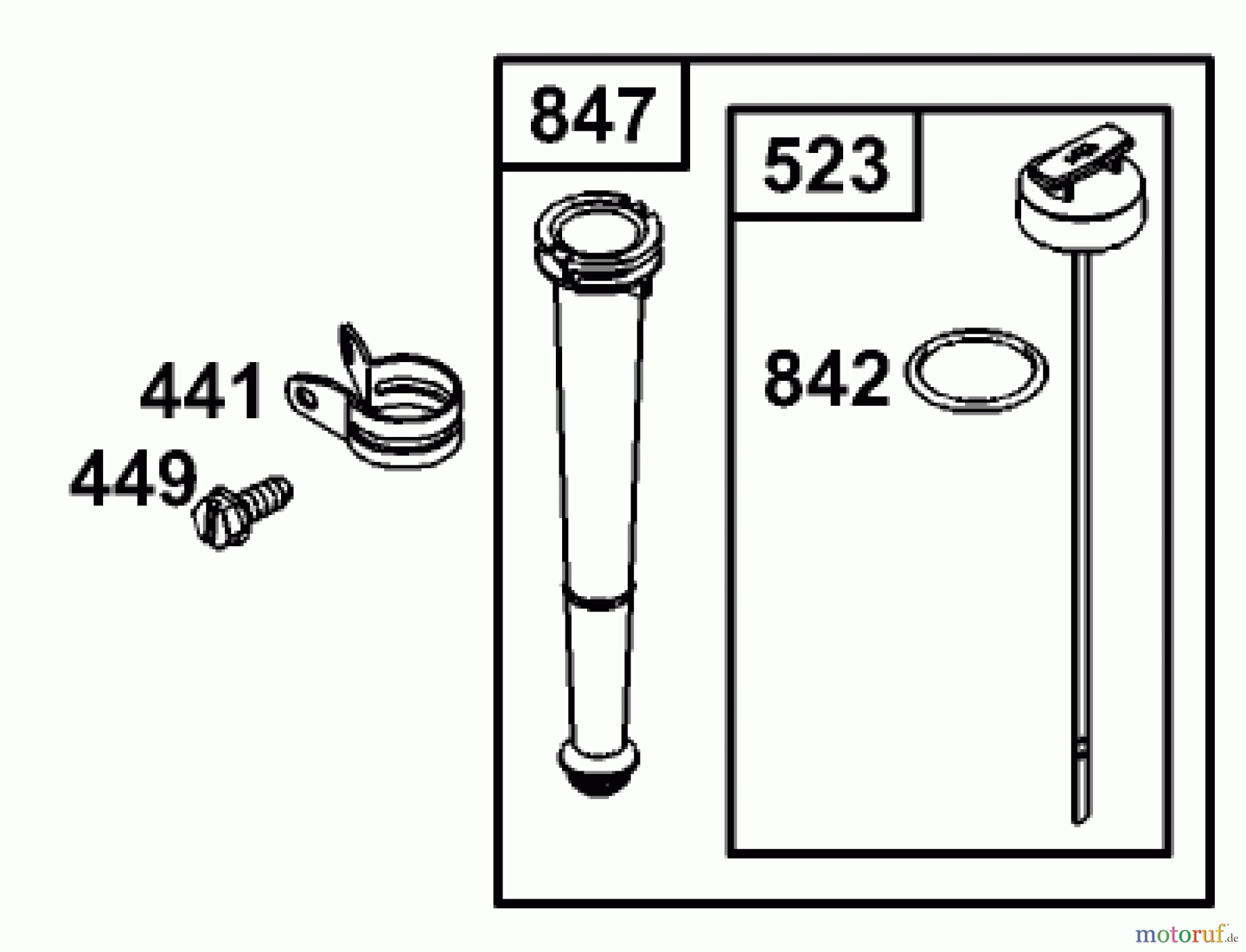  Toro Neu Blowers/Vacuums/Chippers/Shredders 62925 - Toro 5.5 hp Lawn Vacuum, 2001 (210000001-210999999) OIL FILTER, TUBE AND PUMP ASSEMBLY BRIGGS AND STRATTON MODEL 110402-0218-E1