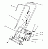 Toro 38190 - CCR 1000 Snowthrower, 1994 (49000001-49999999) Ersatzteile HANDLE ASSEMBLY