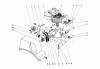 Toro 38250 (421) - 421 Snowthrower, 1980 (0000001-0999999) Listas de piezas de repuesto y dibujos ENGINE ASSEMBLY