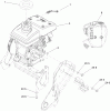 Toro 38272 (180) - Power Clear 180 Snowthrower, 2011 (311000001-311003000) Ersatzteile ENGINE AND MOUNTING ASSEMBLY