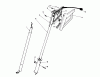 Toro 38310 - Power Shovel Snowthrower, 1984 (4000001-4999999) Listas de piezas de repuesto y dibujos HANDLE ASSEMBLY