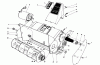 Toro 38310 - Power Shovel Snowthrower, 1984 (4000001-4999999) Listas de piezas de repuesto y dibujos ROTOR HOUSING ASSEMBLY