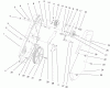 Toro 38413 (2450) - CCR 2450 Snowthrower, 2000 (200012345-200999999) Listas de piezas de repuesto y dibujos IMPELLER DRIVE ASSEMBLY