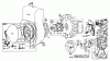 Toro 62933 - 5 hp Lawn Blower, 1978 (8000001-8999999) Ersatzteile REWIND STARTER