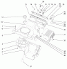 Toro 38416 (2400) - CCR 2400 Snowthrower, 1997 (7900001-7999999) Listas de piezas de repuesto y dibujos SHROUD ASSEMBLY