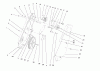 Toro 38422 (2500) - CCR 2500 Snowthrower, 1998 (8900001-8999999) Ersatzteile PULLEY AND COVER ASSEMBLY