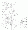 Toro 38424 (2500) - CCR 2500 Snowthrower, 1998 (8900001-8999999) Ersatzteile DISCHARGE CHUTE ASSEMBLY