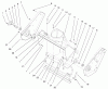 Toro 38429 (2450) - CCR 2450 Snowthrower, 2000 (200000001-200999999) Ersatzteile HOUSING AND SIDE PLATES ASSEMBLY
