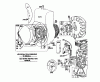 Toro 62933 - 5 hp Lawn Blower, 1982 (2000001-2999999) Ersatzteile REWIND STARTER