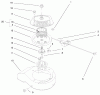 Toro 38430 (3000) - CCR 3000 Snowthrower, 1998 (8900001-8999999) Listas de piezas de repuesto y dibujos ENGINE ASSEBMLY (MODEL NO. 38430 & 38431) #1