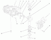 Toro 38430 (3000) - CCR 3000 Snowthrower, 1998 (8900001-8999999) Listas de piezas de repuesto y dibujos ENGINE ASSEMBLY (MODEL NO. 38430 & 38431) #1