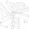 Toro 38430 (3000) - CCR 3000 Snowthrower, 1998 (8900001-8999999) Listas de piezas de repuesto y dibujos ENGINE ASSEMBLY (MODEL NO. 38430 & 38431) #3