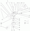 Toro 38430 (3000) - CCR 3000 Snowthrower, 1998 (8900001-8999999) Listas de piezas de repuesto y dibujos ENGINE ASSEMBLY (MODEL NO. 38435 & 38436) #5