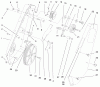 Toro 38430 (3000) - CCR 3000 Snowthrower, 1998 (8900001-8999999) Listas de piezas de repuesto y dibujos PULLEY & SIDE PLATE ASSEMBLY