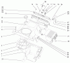 Toro 38430 (3000) - CCR 3000 Snowthrower, 1998 (8900001-8999999) Listas de piezas de repuesto y dibujos SHROUD ASSEMBLY