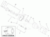 Toro 38430 (3000) - CCR 3000 Snowthrower, 1998 (8900001-8999999) Listas de piezas de repuesto y dibujos STARTER MOTOR ASSEMBLY (MODEL NO. 38435 & 38436)