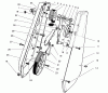 Toro 38435 (3000) - CCR 3000 Snowthrower, 1997 (7900001-7999999) Listas de piezas de repuesto y dibujos DRIVE ASSEMBLY