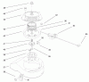 Toro 38435 (3000) - CCR 3000 Snowthrower, 1997 (7900001-7999999) Listas de piezas de repuesto y dibujos ENGINE ASSEMBLY MODEL NO. 47PT6-5 #3