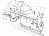 Toro 38435 (3000) - CCR 3000 Snowthrower, 1997 (7900001-7999999) Listas de piezas de repuesto y dibujos HOUSING ASSEMBLY