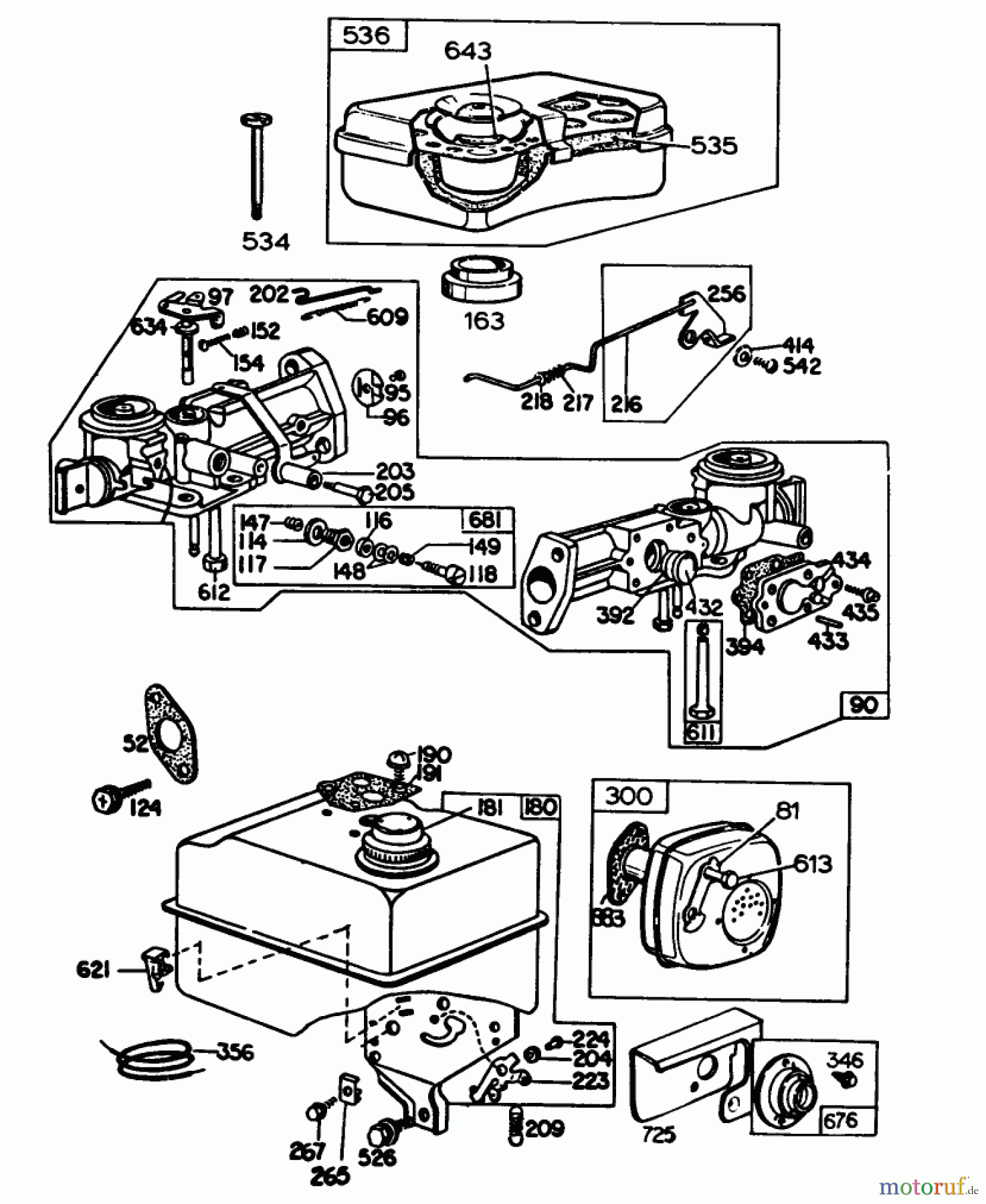  Toro Neu Blowers/Vacuums/Chippers/Shredders 62933 - Toro 5 hp Lawn Blower, 1984 (4000001-4999999) ENGINE BRIGGS & STRATTON MODEL NO. 130202-1640-01 #3