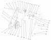 Toro 38445 (3650) - CCR 3650 Snowthrower, 2001 (210000001-210999999) Listas de piezas de repuesto y dibujos IMPELLER DRIVE ASSEMBLY