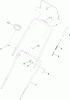 Toro 38451 (621 R) - Power Clear 621 R Snowthrower, 2013 (SN 313000001-313001999) Ersatzteile UPPER HANDLE ASSEMBLY