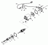 Toro 38510 (624) - 624 Power Shift Snowthrower, 1992 (2000001-2999999) Listas de piezas de repuesto y dibujos ELECTRIC STARTER MOTOR KIT NO. 38-7590 (OPTIONAL)