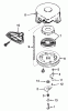 Toro 38513 (624) - 624 Power Shift Snowthrower, 1990 (0000001-0999999) Ersatzteile REWIND STARTER TECUMSEH NO. 590604