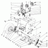 Toro 38510 (624) - 624 Power Shift Snowthrower, 1992 (2000001-2999999) Listas de piezas de repuesto y dibujos TRACTION DRIVE ASSEMBLY