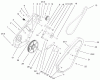 Toro 38516 (2450) - CCR 2450 GTS Snowthrower, 2003 (230000001-230999999) Listas de piezas de repuesto y dibujos IMPELLER DRIVE ASSEMBLY