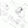 Toro 38516 (2450) - CCR 2450 GTS Snowthrower, 2006 (260000001-260010000) Listas de piezas de repuesto y dibujos ENGINE AND FRAME ASSEMBLY