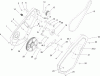 Toro 38516 (2450) - CCR 2450 GTS Snowthrower, 2007 (270000001-270010000) Listas de piezas de repuesto y dibujos IMPELLER DRIVE ASSEMBLY
