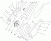 Toro 38538 (3650) - CCR 3650 GTS Snowthrower, 2002 (220000001-220999999) Listas de piezas de repuesto y dibujos IMPELLER DRIVE ASSEMBLY