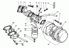 Toro 58402 - 2 hp Edger, 1984 (4000001-4999999) Listas de piezas de repuesto y dibujos CARBURETOR ASSEMBLY