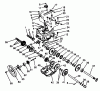 Toro 38525 (724) - 724 Power Shift Snowthrower, 1988 (8000001-8999999) Ersatzteile TRANSMISSION ASSEMBLY NO. 62-0190