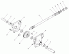 Toro 38520 (724) - 724 Power Shift Snowthrower, 1989 (9000001-9999999) Listas de piezas de repuesto y dibujos 24" AUGER GEARCASE ASSEMBLY NO. 66-8020