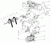 Toro 38555 (1028) - 1028 Power Shift Snowthrower, 1993 (3900001-3999999) Listas de piezas de repuesto y dibujos ENGINE ASSEMBLY