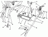 Toro 38555 (1028) - 1028 Power Shift Snowthrower, 1993 (3900001-3999999) Listas de piezas de repuesto y dibujos HANDLE ASSEMBLY